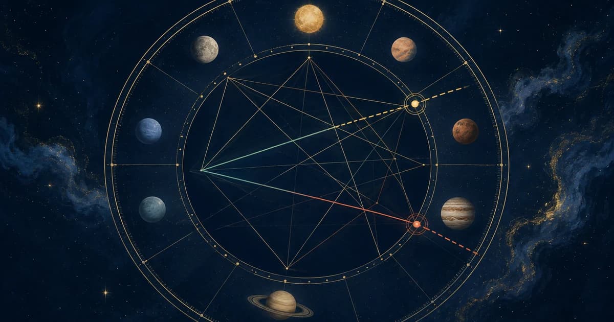 Aspect lines inside a wheel, one applying, one separating