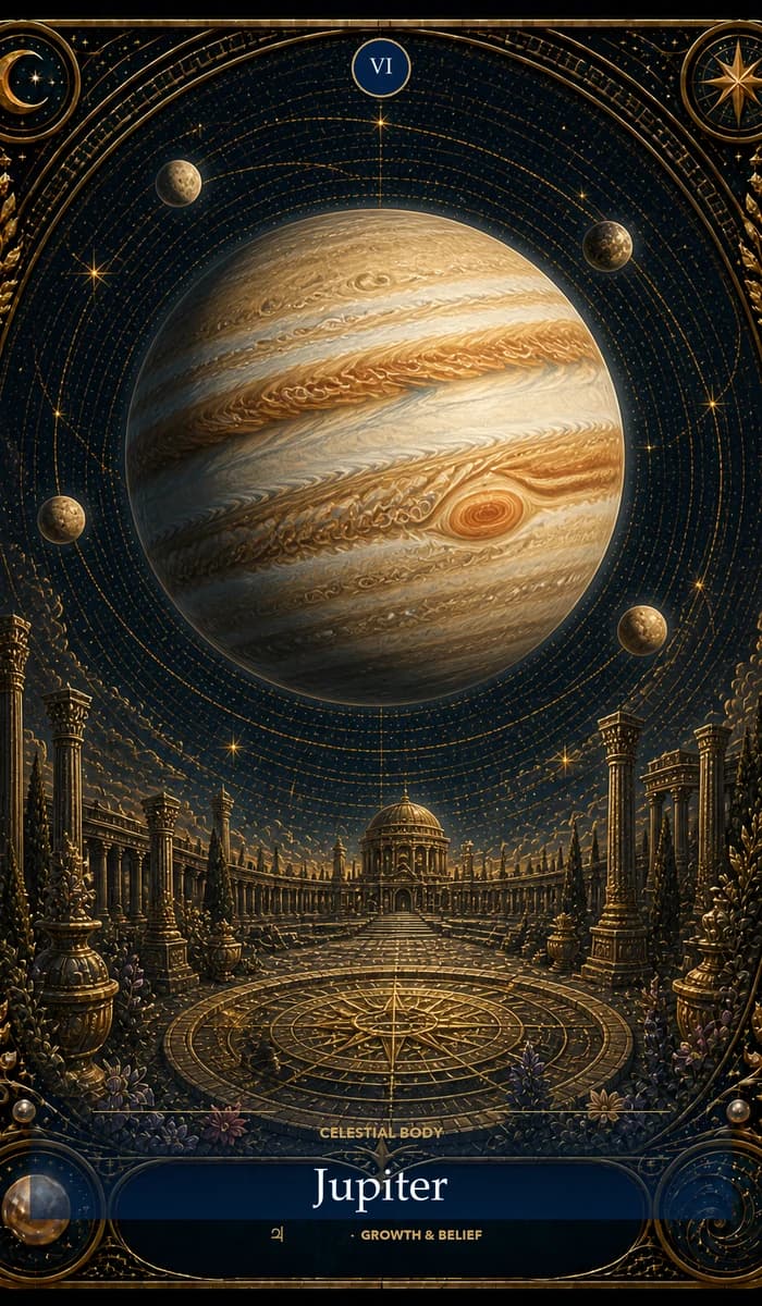 Jupiter — AsterNym celestial body card