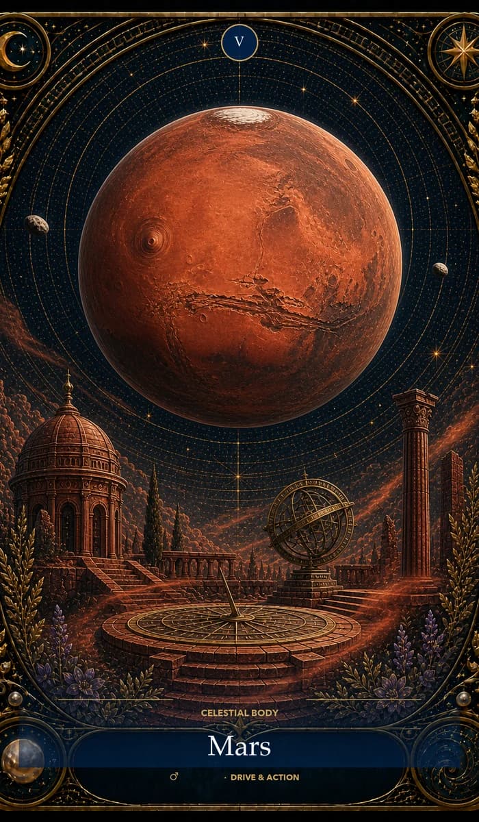 Mars — AsterNym celestial body card