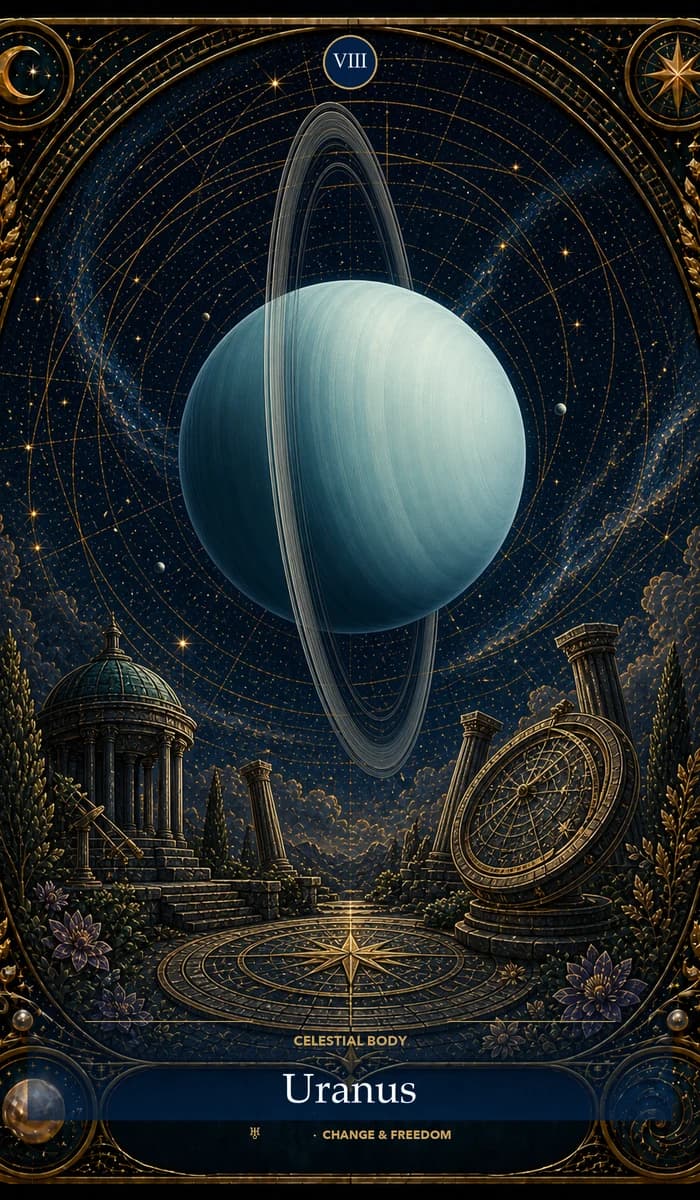 Uranus — AsterNym celestial body card
