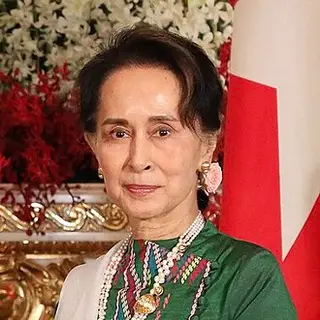 Portrait of Aung San Suu Kyi