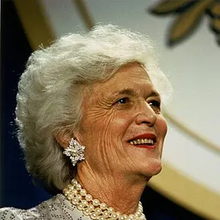Portrait of Barbara Bush