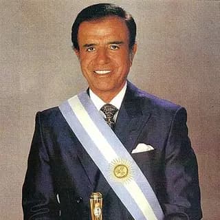 Portrait of Carlos Menem