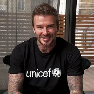 Portrait of David Beckham