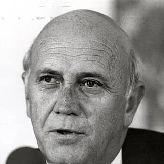 Portrait of F. W. de Klerk