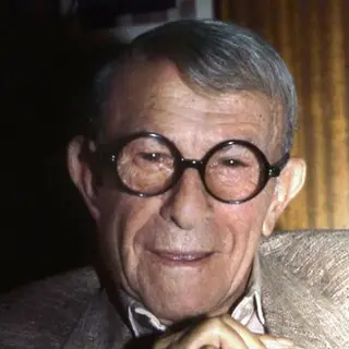 Portrait of George Burns