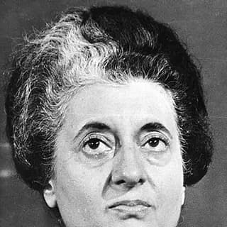 Portrait of Indira Gandhi