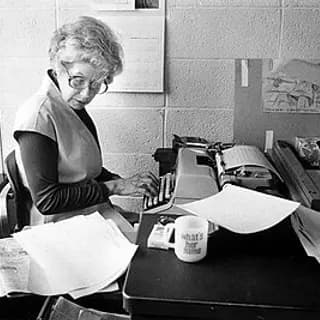 Portrait of Mary McGrory