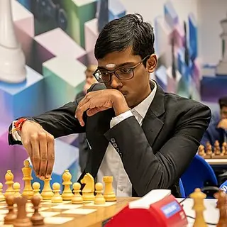 Portrait of Rameshbabu Praggnanandhaa
