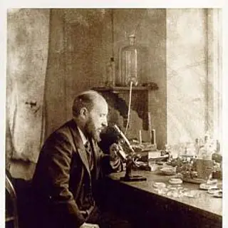 Portrait of Santiago Ramón y Cajal