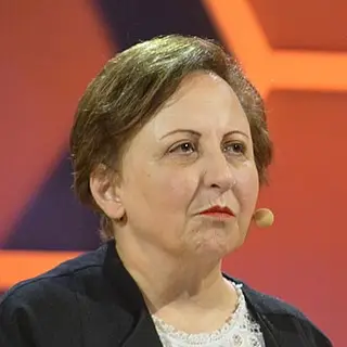 Portrait of Shirin Ebadi