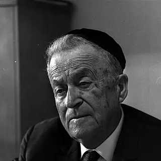 Portrait of Shmuel Yosef Agnon