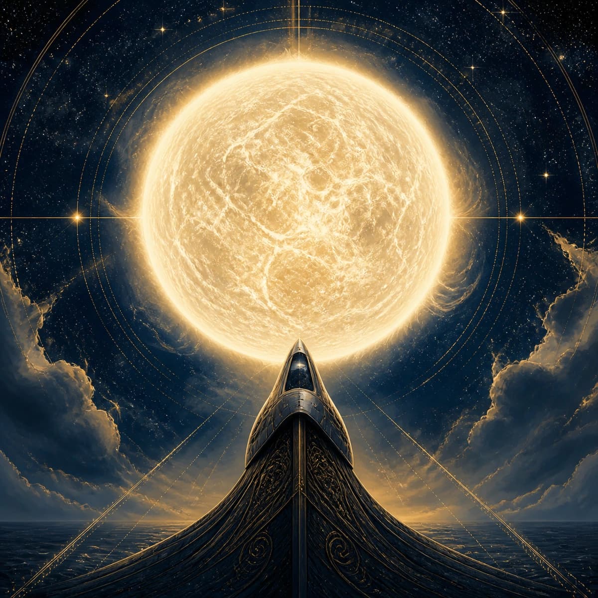 Canopus, painted as a white star