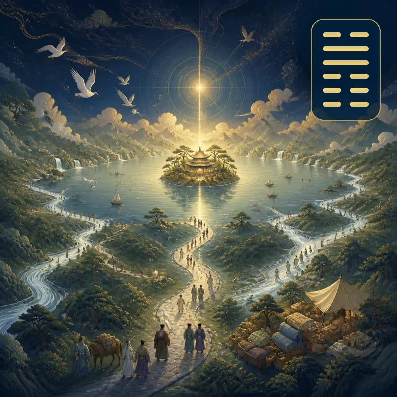 Hexagram 45, Gathering Together