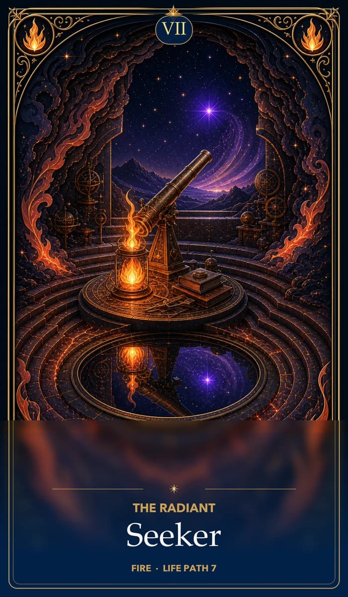 The Radiant Seeker — Willian's AsterNym identity card