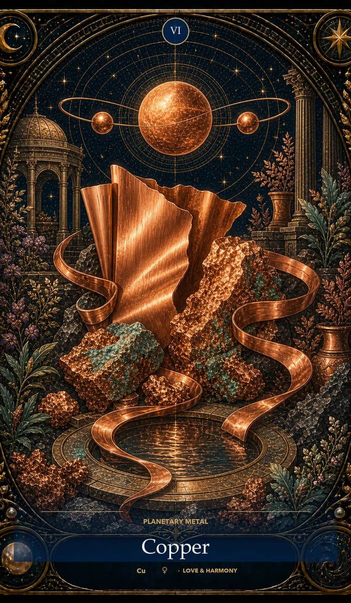 Copper, the metal of Venus
