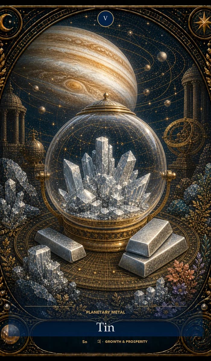 Tin — the metal of Jupiter