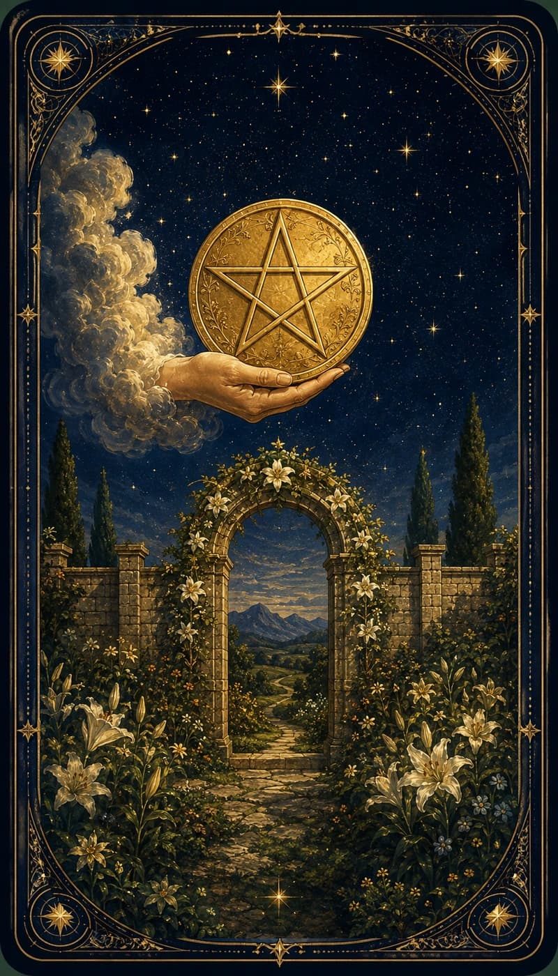 Ace of Pentacles | AsterNym deck