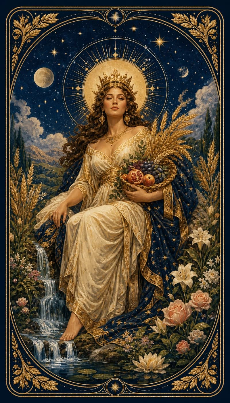 The Empress — Robinho's birth tarot card