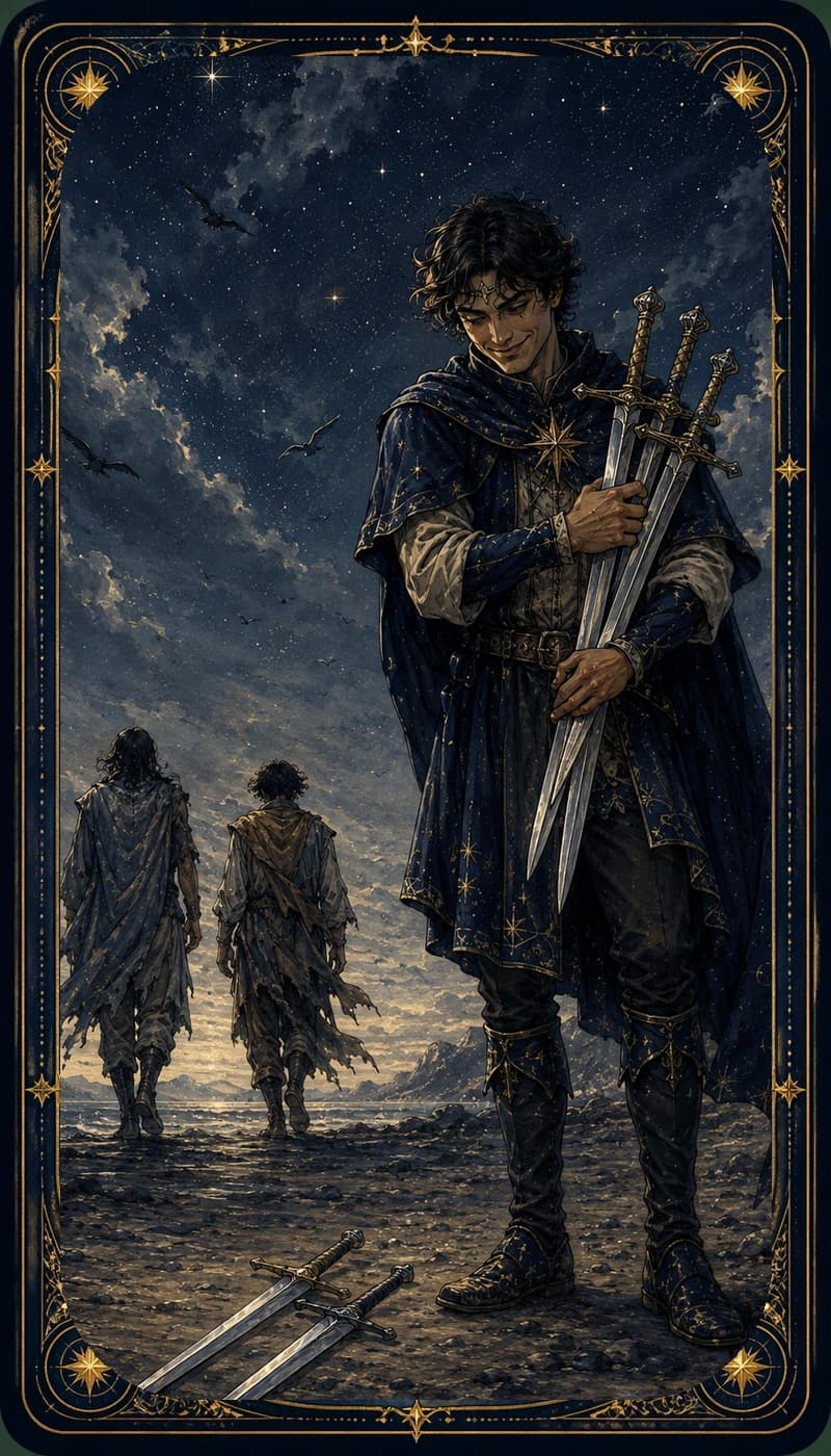 Five of Swords | AsterNym deck