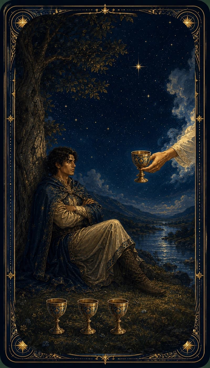 Four of Cups | AsterNym deck