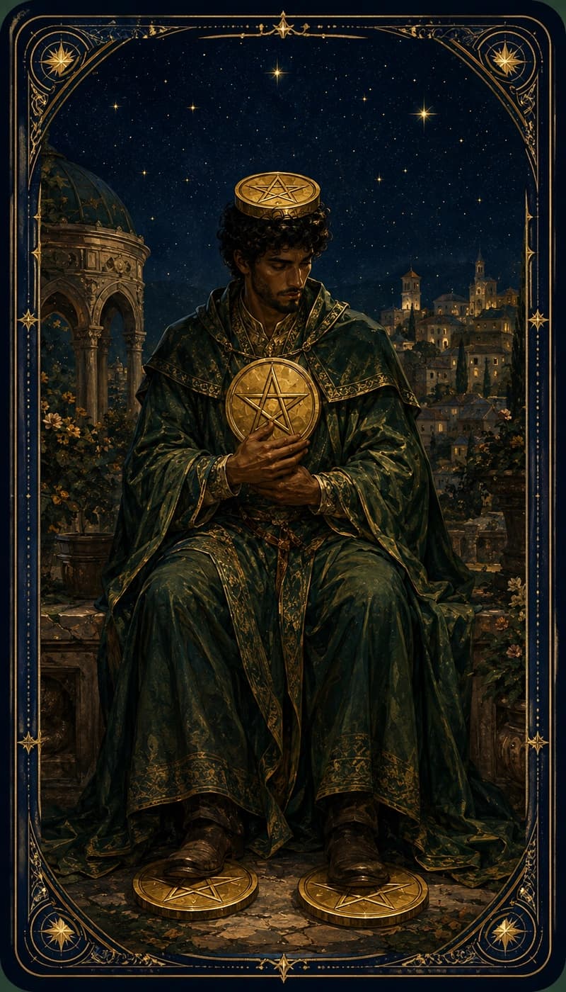 Four of Pentacles | AsterNym deck