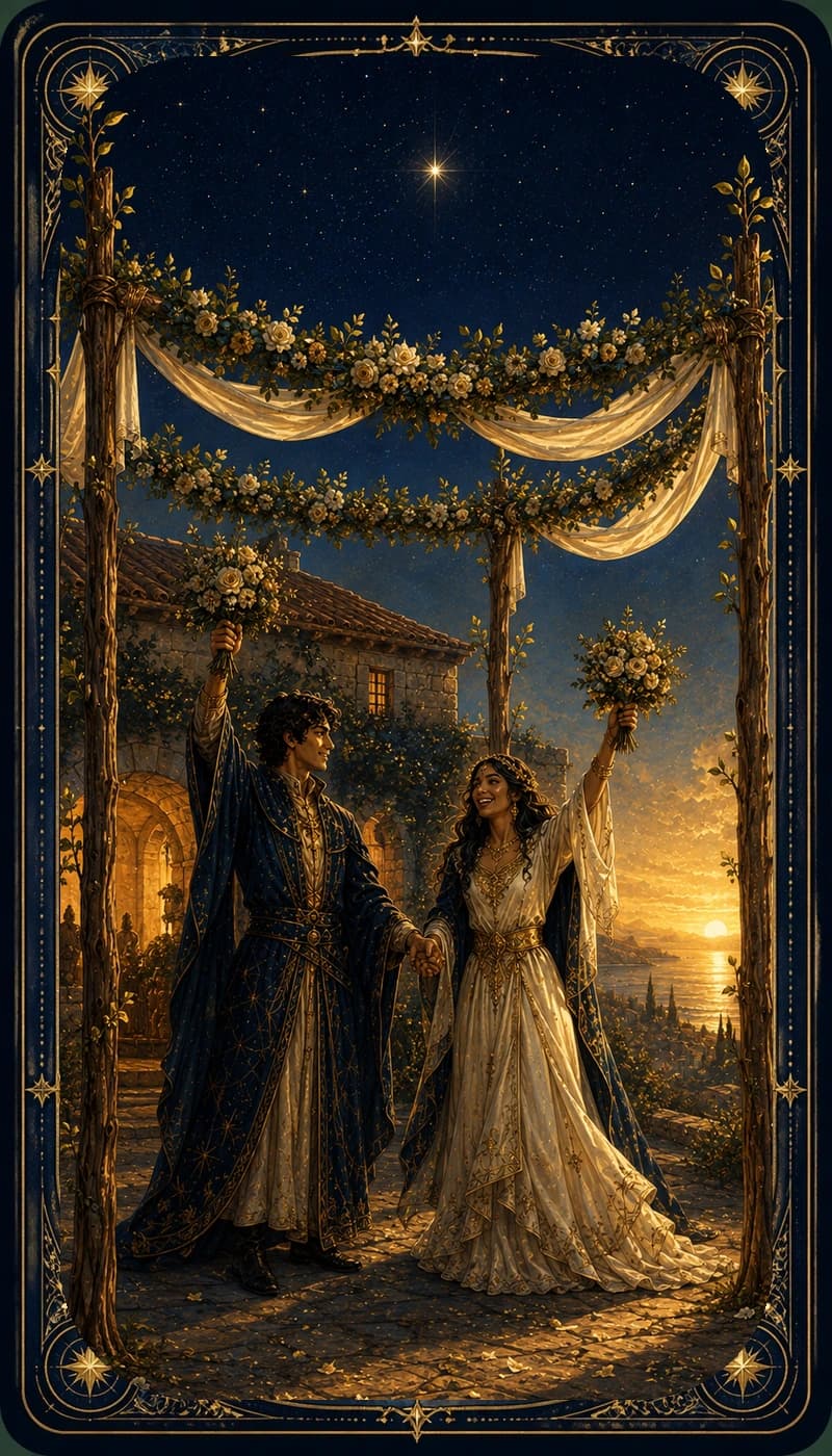 Four of Wands | AsterNym deck