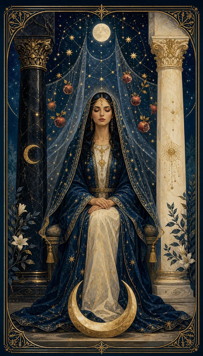 The High Priestess — AsterNym deck