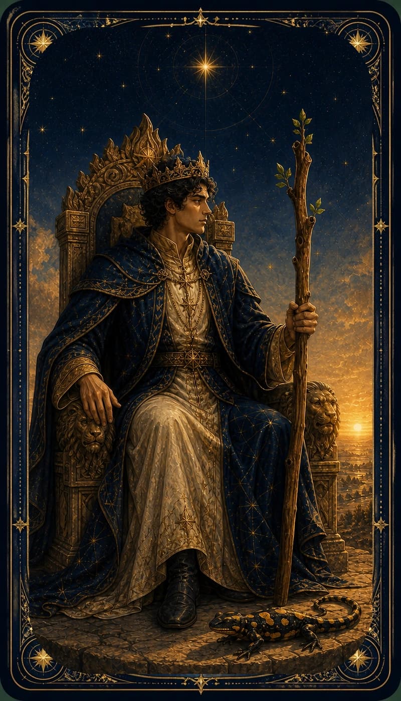 King of Wands | AsterNym deck