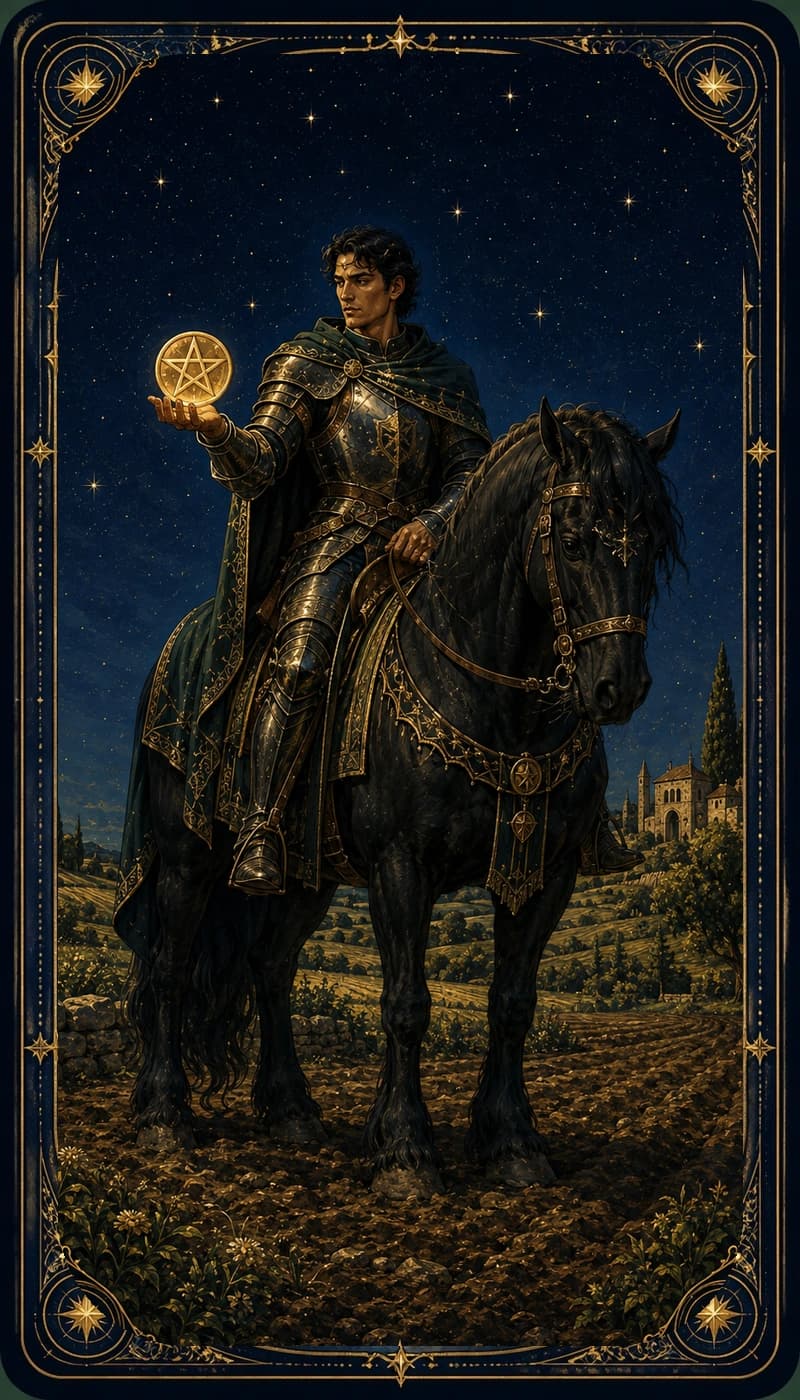 Knight of Pentacles | AsterNym deck