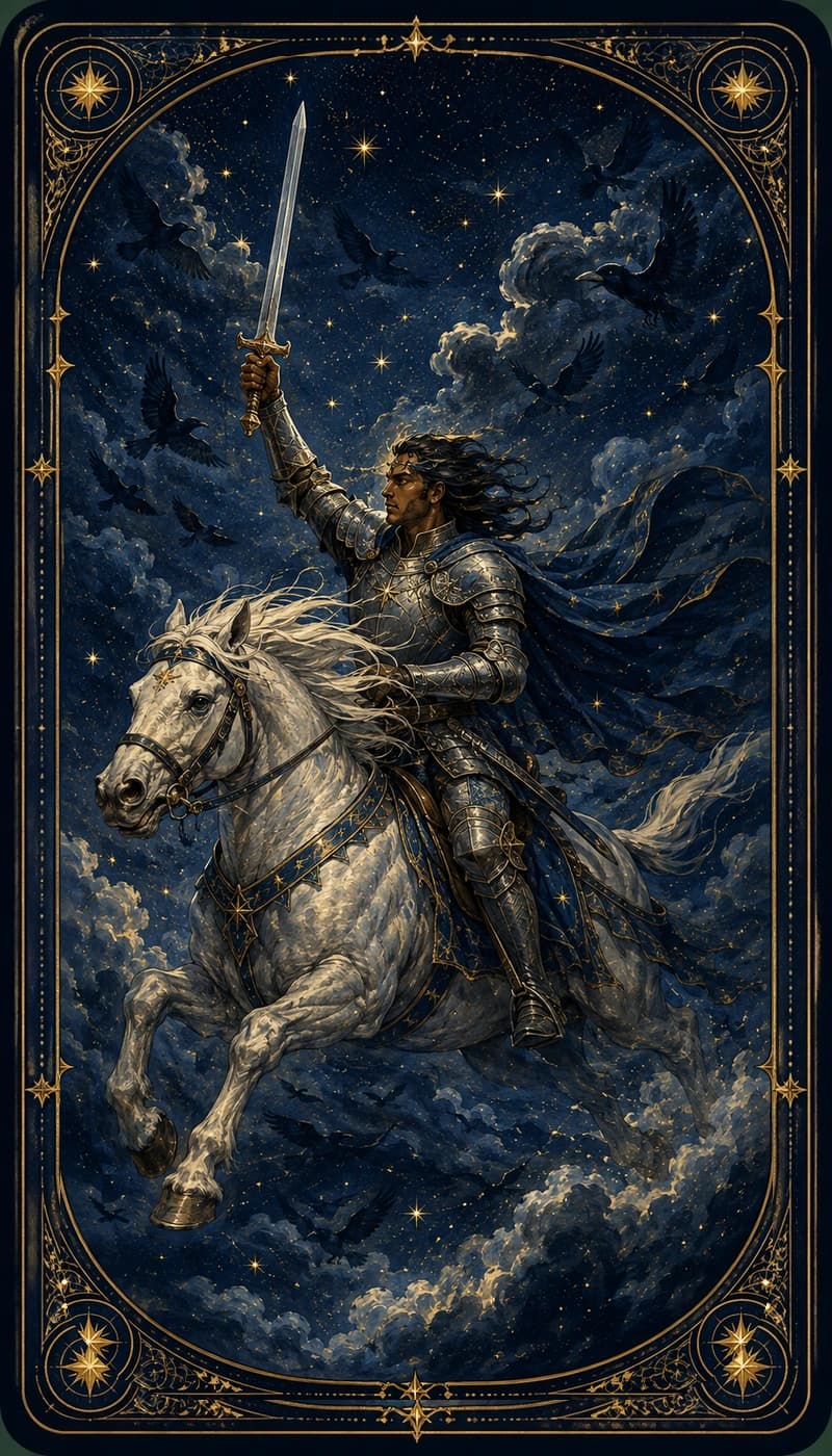 Knight of Swords | AsterNym deck