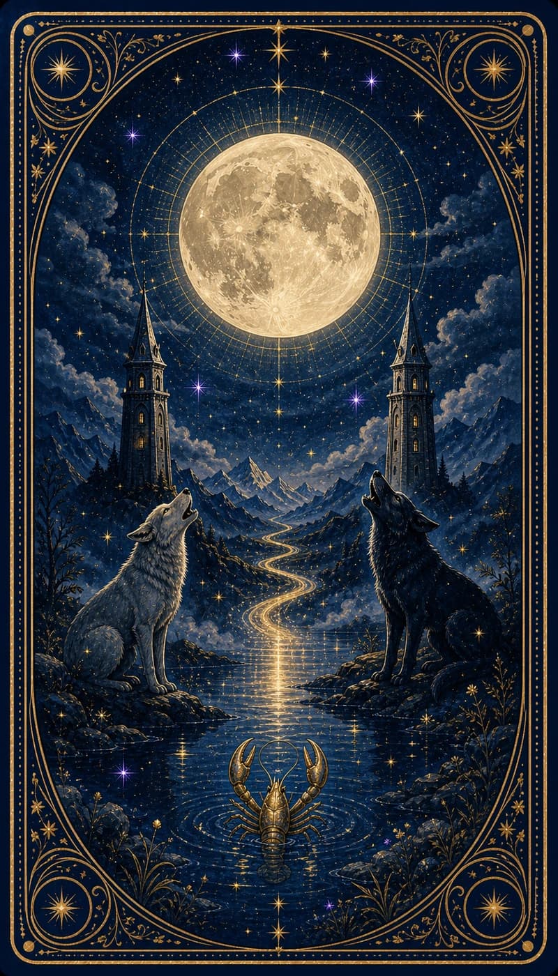 The Moon — Patrick Dempsey's birth tarot card