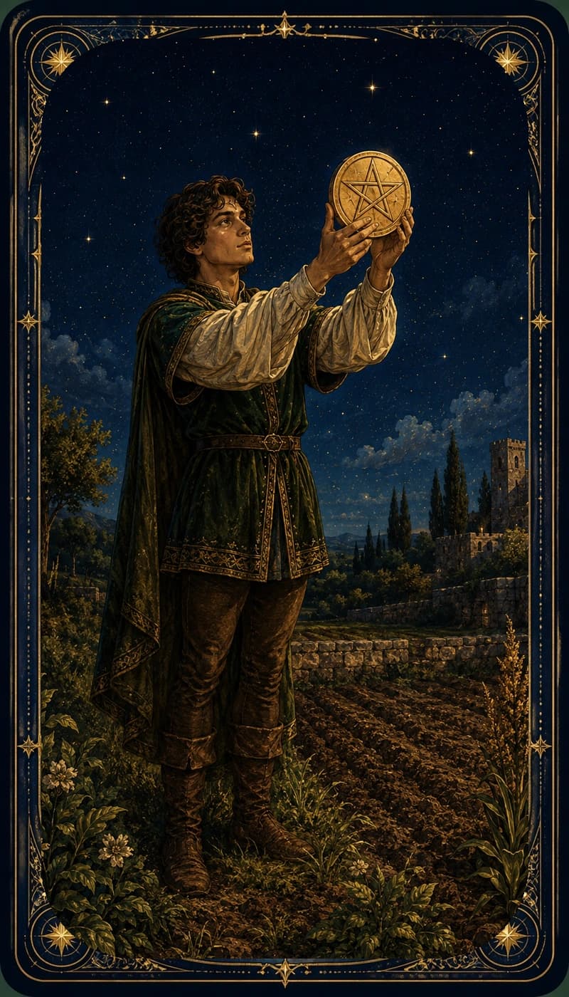 Page of Pentacles | AsterNym deck