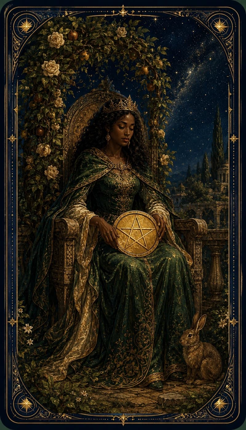 Queen of Pentacles | AsterNym deck
