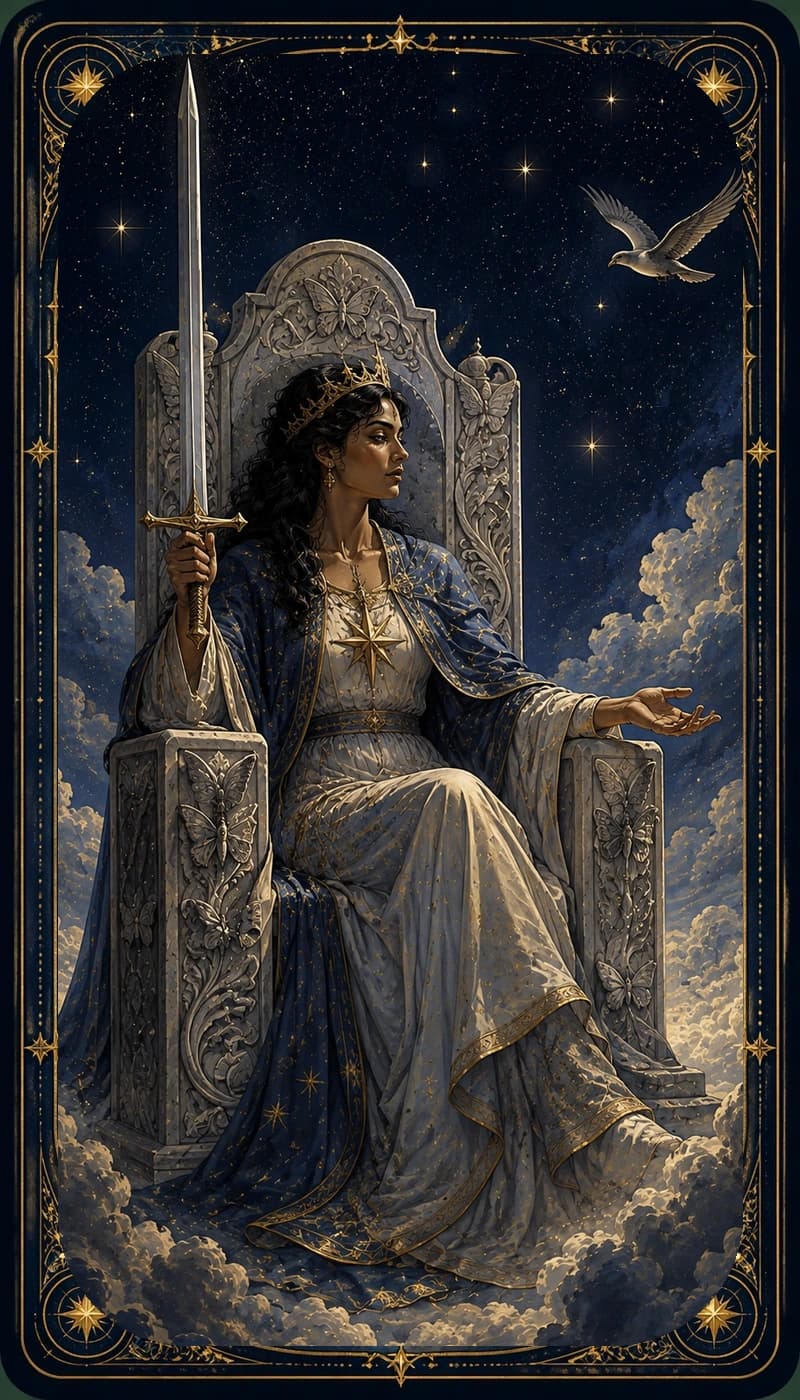 Queen of Swords | AsterNym deck