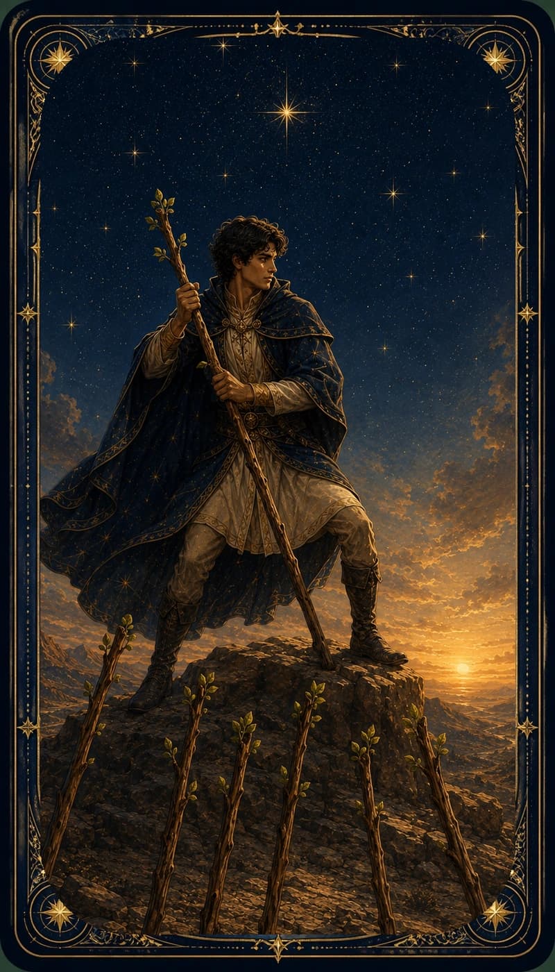 Seven of Wands | AsterNym deck