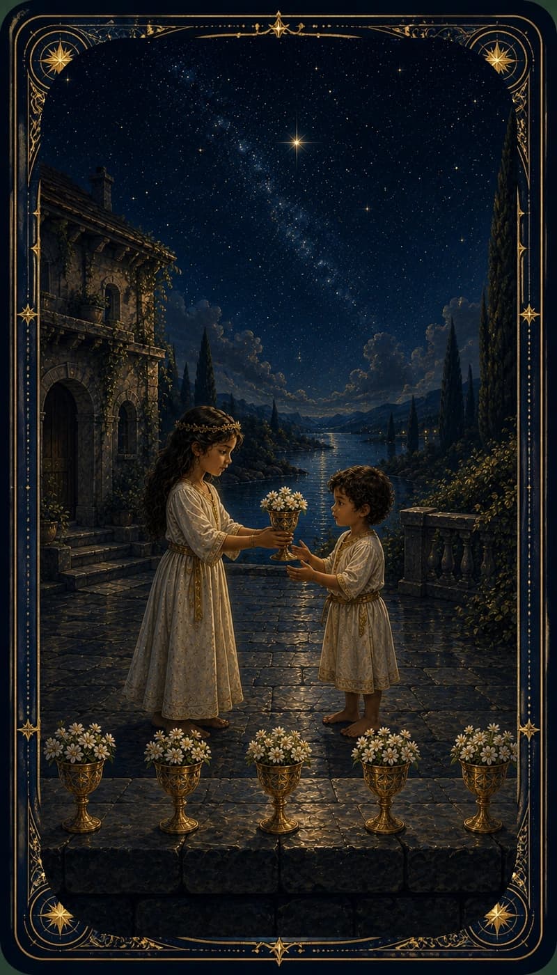 Six of Cups | AsterNym deck