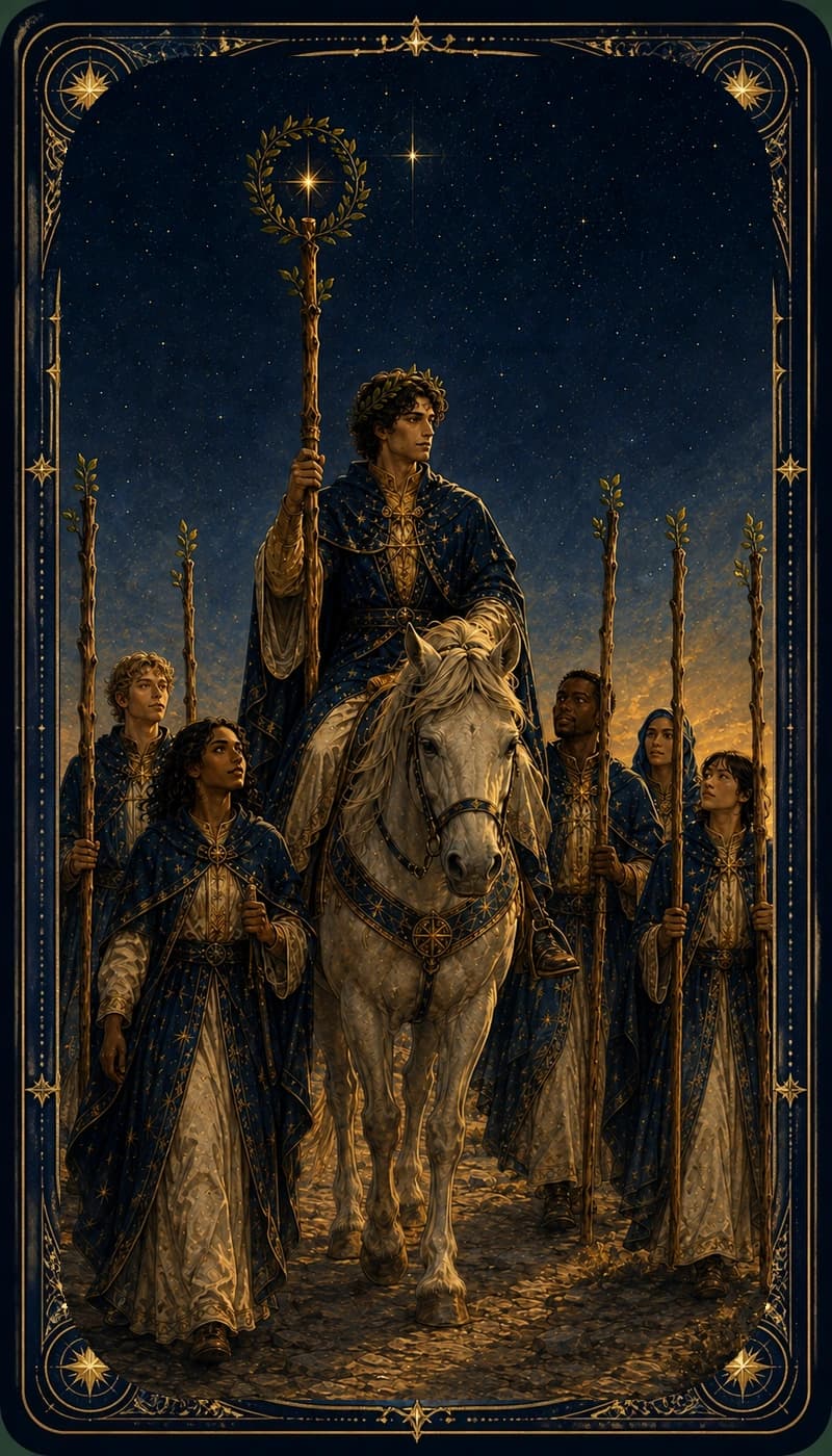 Six of Wands | AsterNym deck