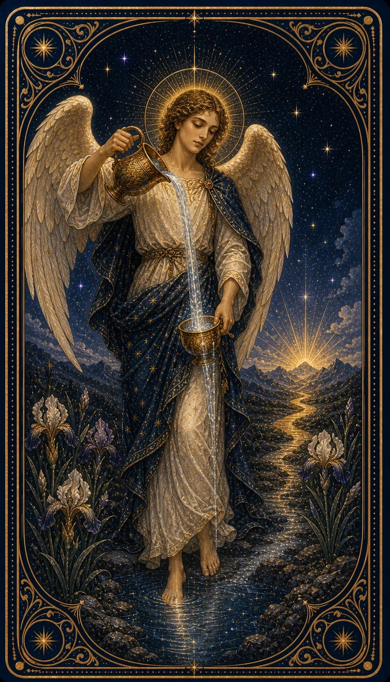 Temperance — Bea Arthur's birth tarot card