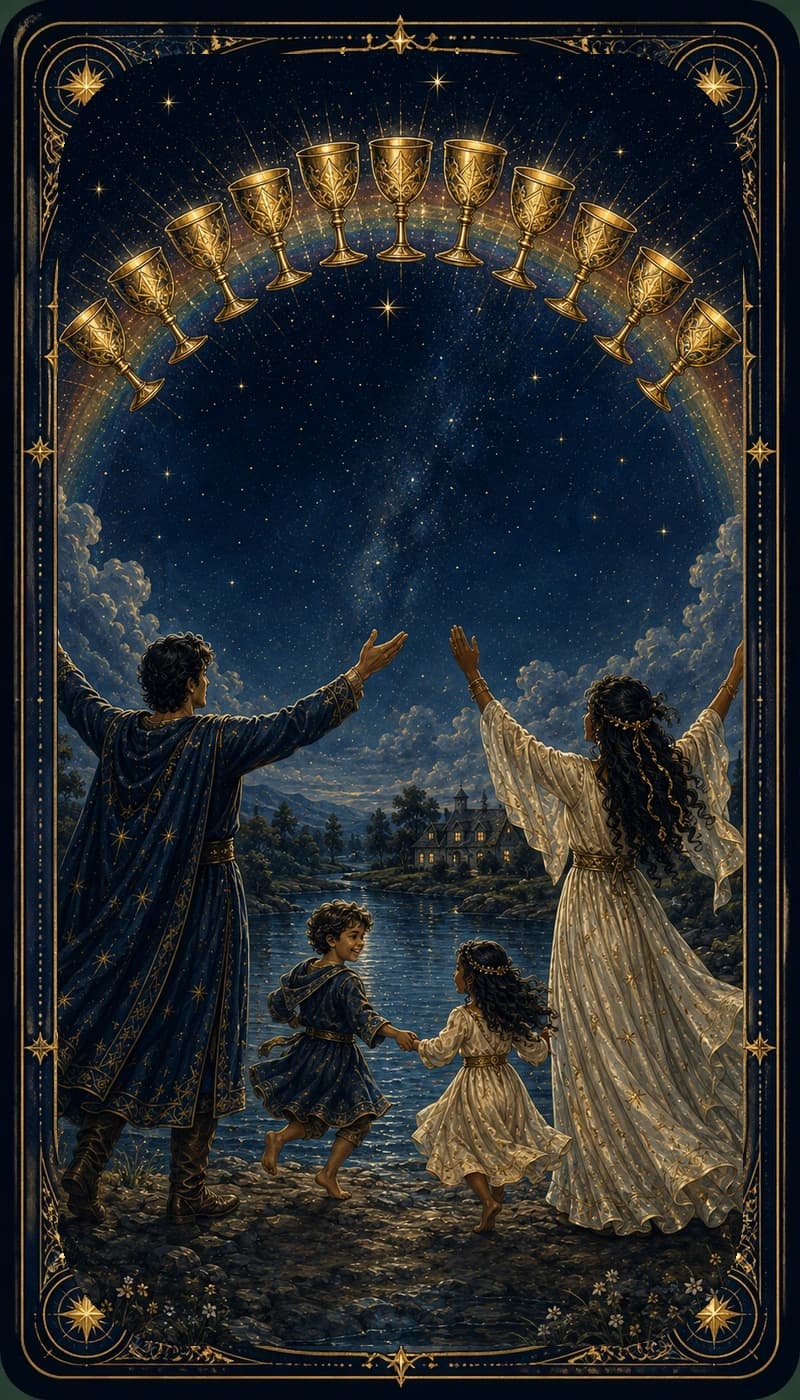 Ten of Cups | AsterNym deck