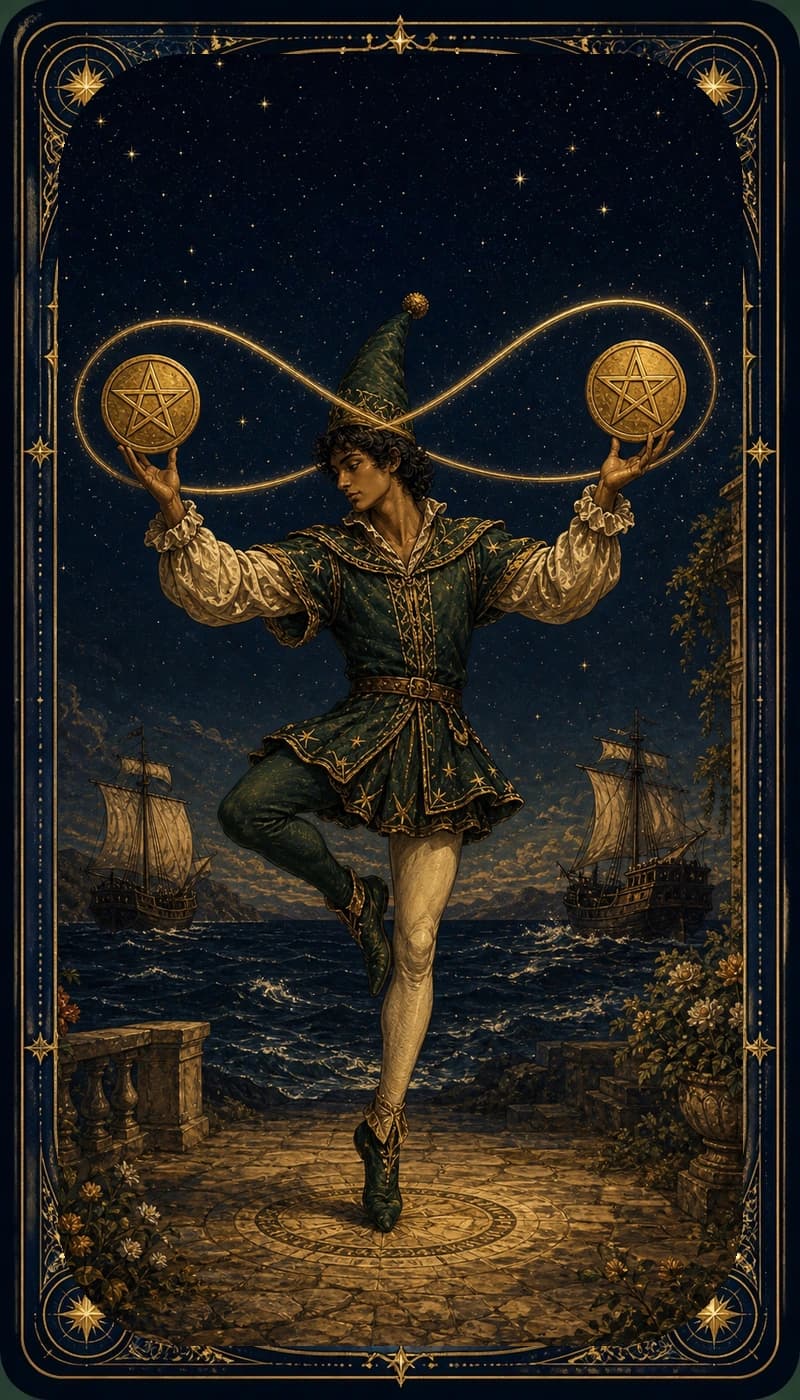 Two of Pentacles | AsterNym deck