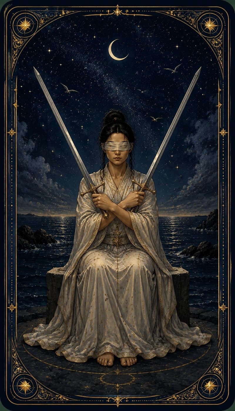 Two of Swords | AsterNym deck