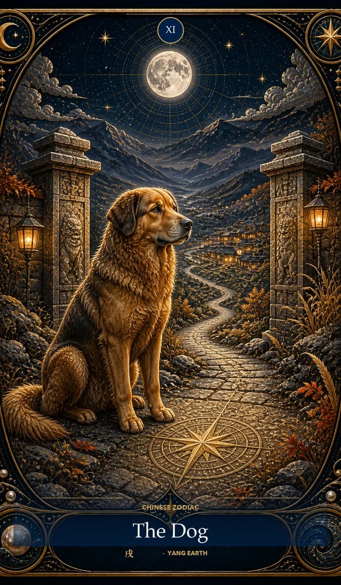 The Dog — Peter Singer's Chinese zodiac card