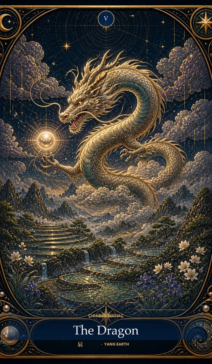 The Dragon — Mark Webber's Chinese zodiac card