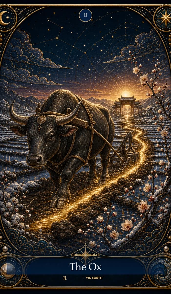 The Ox — Ron Wyden's Chinese zodiac card