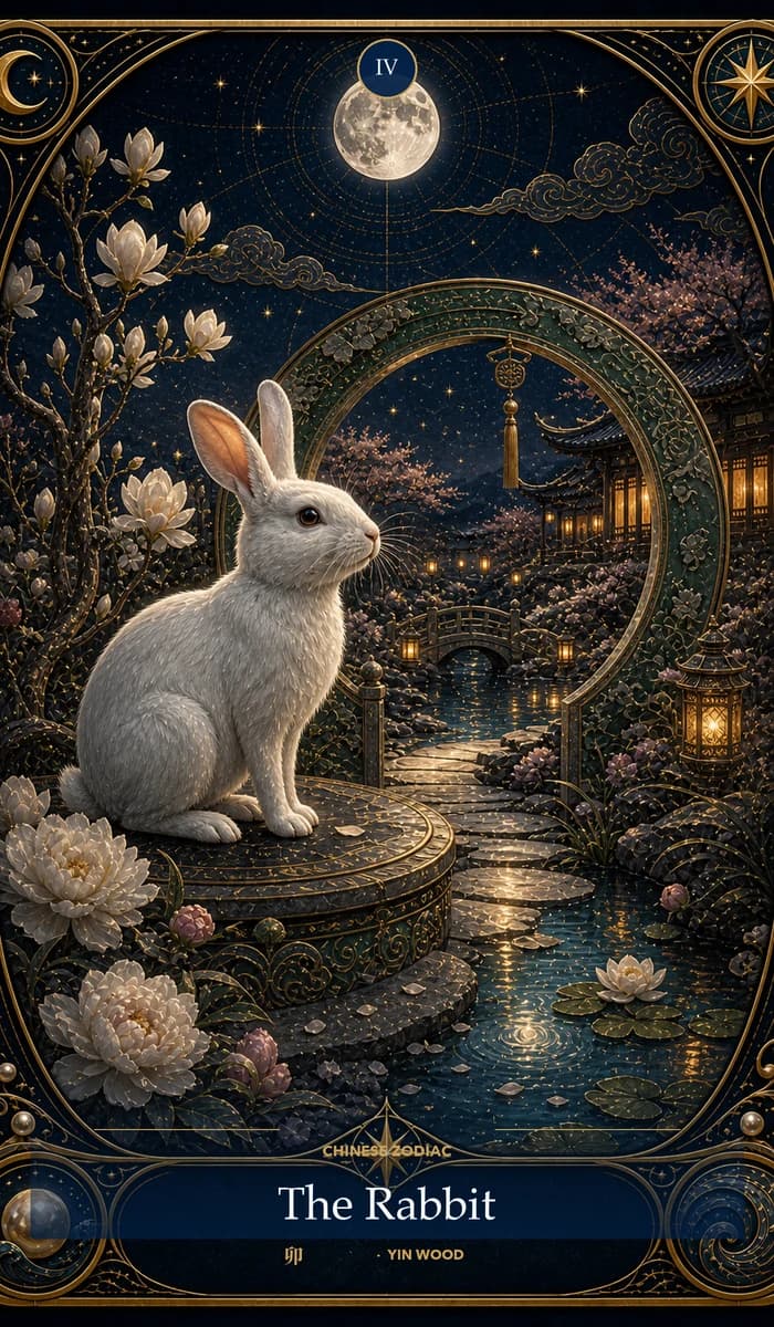 The Rabbit — Ali Khamenei's Chinese zodiac card