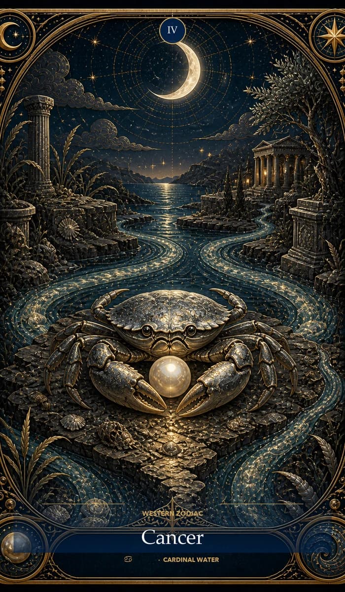 Cancer — Clarence Thomas's Western zodiac card